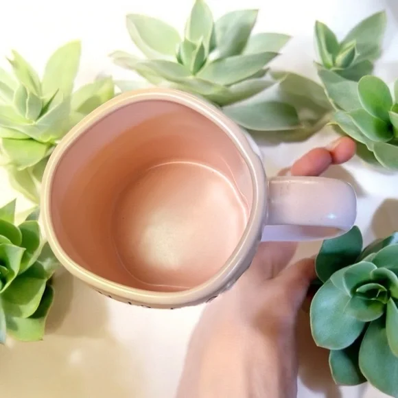 NWOT Rae Dunn Blush Pink HUBBA HUBBA Mug Lovely Soft Shell Pink Collectible Gift - Picture 10 of 13